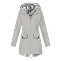 Wasserdichter Trenchcoat Damen Regular Fit Freizeit