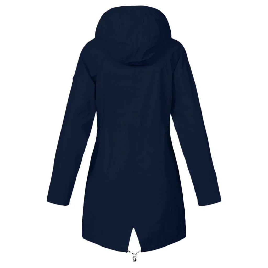 Wasserdichter Trenchcoat Damen Regular Fit Freizeit