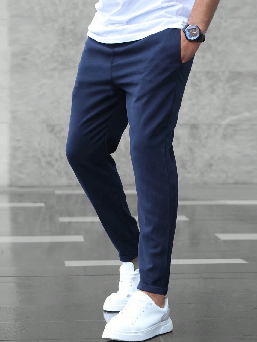 Frühling Stretch-Hose für Herren – Bequeme Business & Freizeit Hose mit schlanker Passform | Atmungsaktiv & Formstabil | Ideal für Alltag & Büro