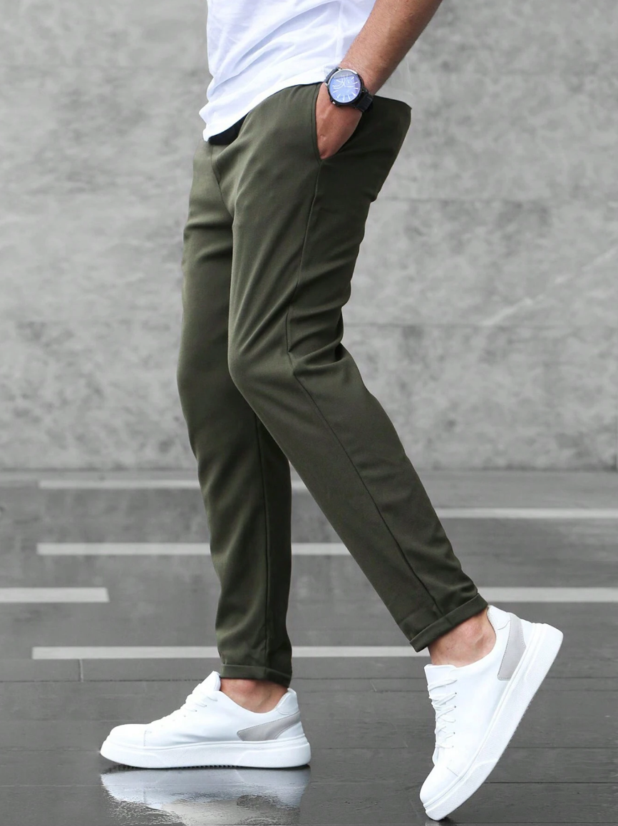 Frühling Stretch-Hose für Herren – Bequeme Business & Freizeit Hose mit schlanker Passform | Atmungsaktiv & Formstabil | Ideal für Alltag & Büro
