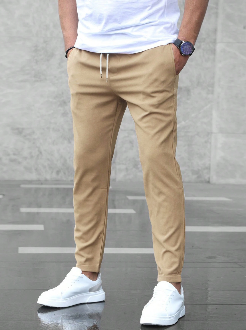 Frühling Stretch-Hose für Herren – Bequeme Business & Freizeit Hose mit schlanker Passform | Atmungsaktiv & Formstabil | Ideal für Alltag & Büro