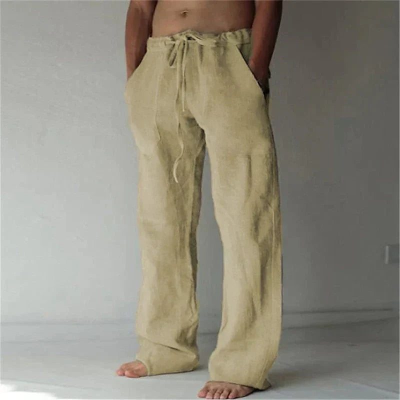Herren Baggy Hose Relaxed Fit Freizeit Sommer