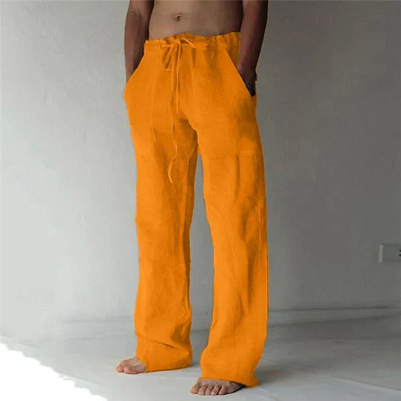 Herren Baggy Hose Relaxed Fit Freizeit Sommer