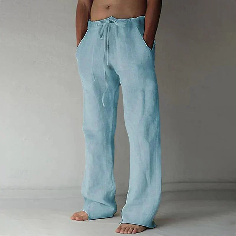 Herren Baggy Hose Relaxed Fit Freizeit Sommer