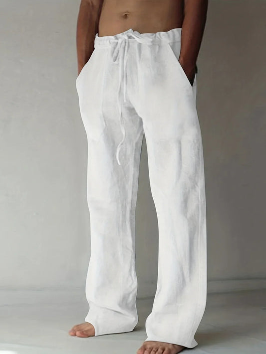 Herren Baggy Hose Relaxed Fit Freizeit Sommer