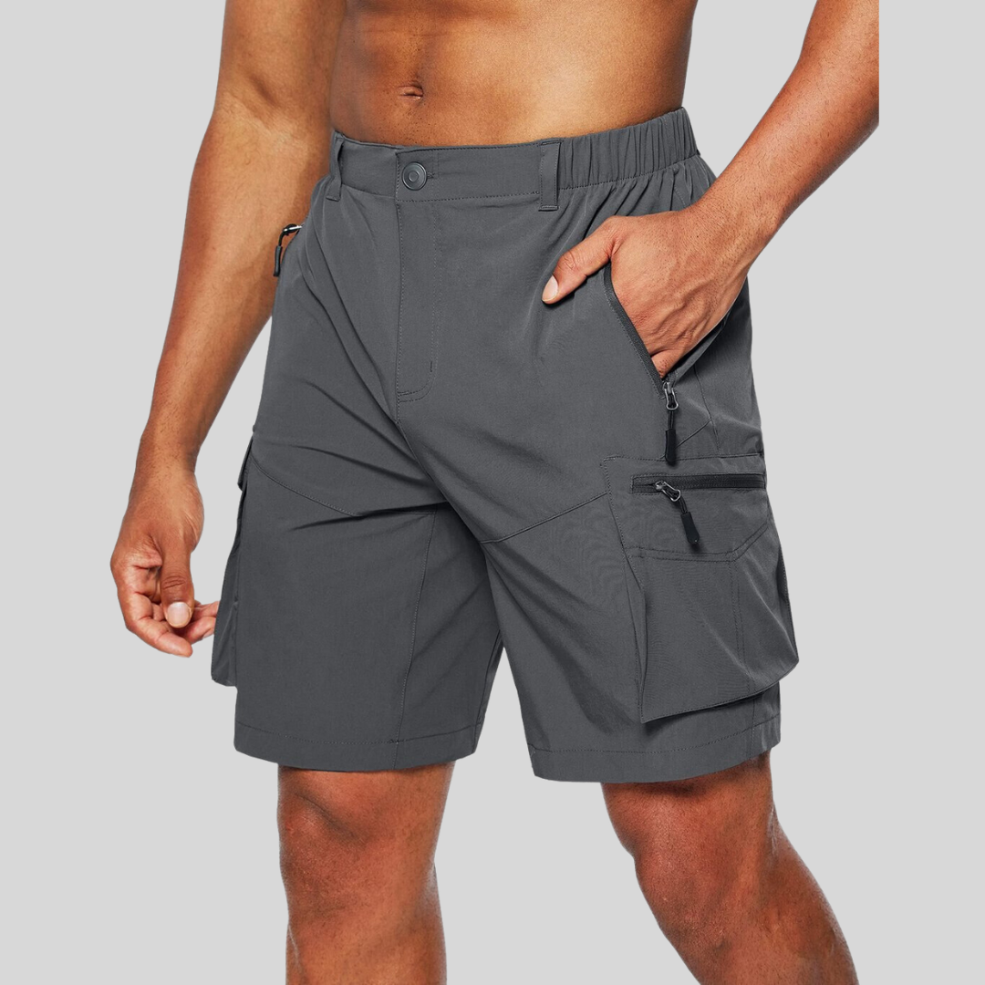 Herren-Cargoshorts mit Reißverschlusstaschen