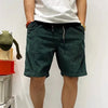 Herren-Cordshorts mit Kordelzug im Bund und Bündchen am Saum