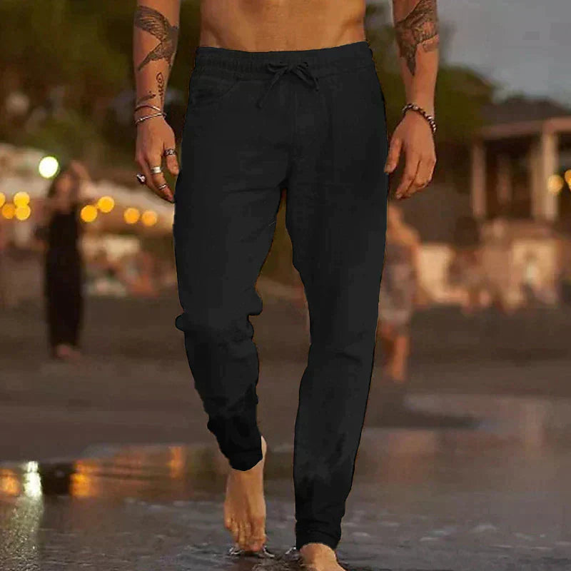Freizeithose Herren – Leichte Sommerhose mit Bequemer Passform | Herrenhose Frühling & Sommer, Luftig & Komfortabel