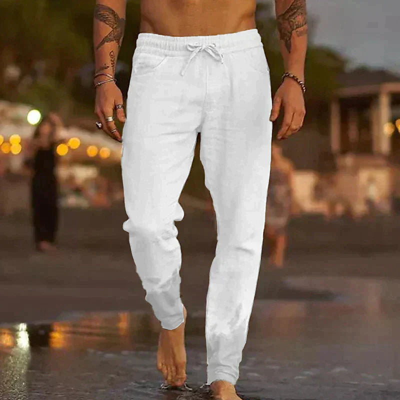 Freizeithose Herren – Leichte Sommerhose mit Bequemer Passform | Herrenhose Frühling & Sommer, Luftig & Komfortabel