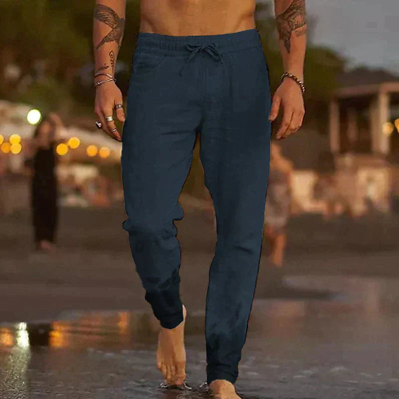 Freizeithose Herren – Leichte Sommerhose mit Bequemer Passform | Herrenhose Frühling & Sommer, Luftig & Komfortabel