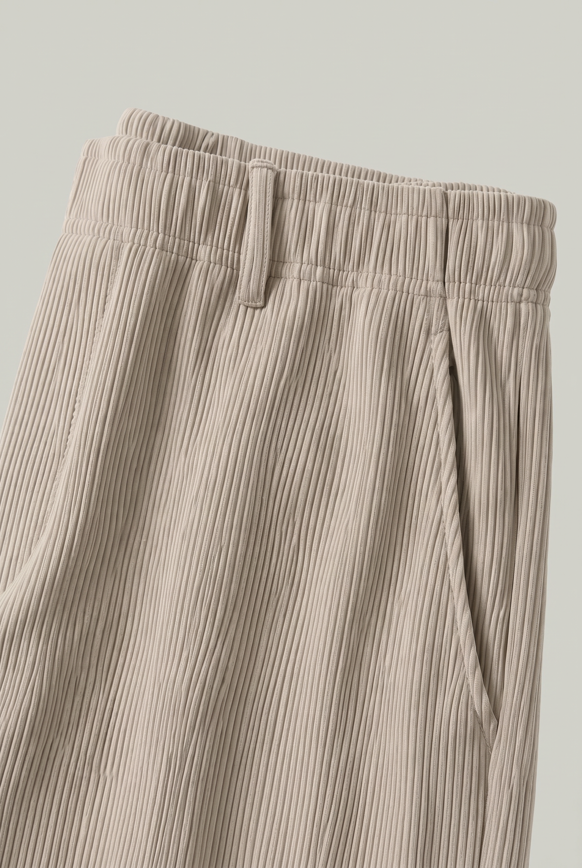 Herren Weite Hose mit Strukturstoff und Seitentaschen