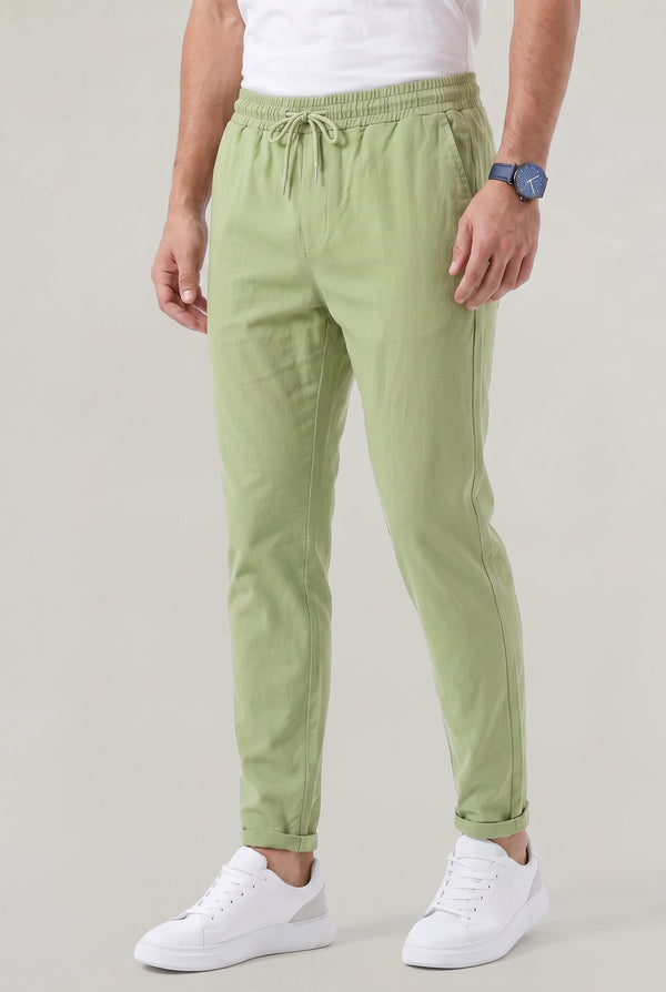 Comfort-Stretchhose mit elastischem Bund und Tunnelzug