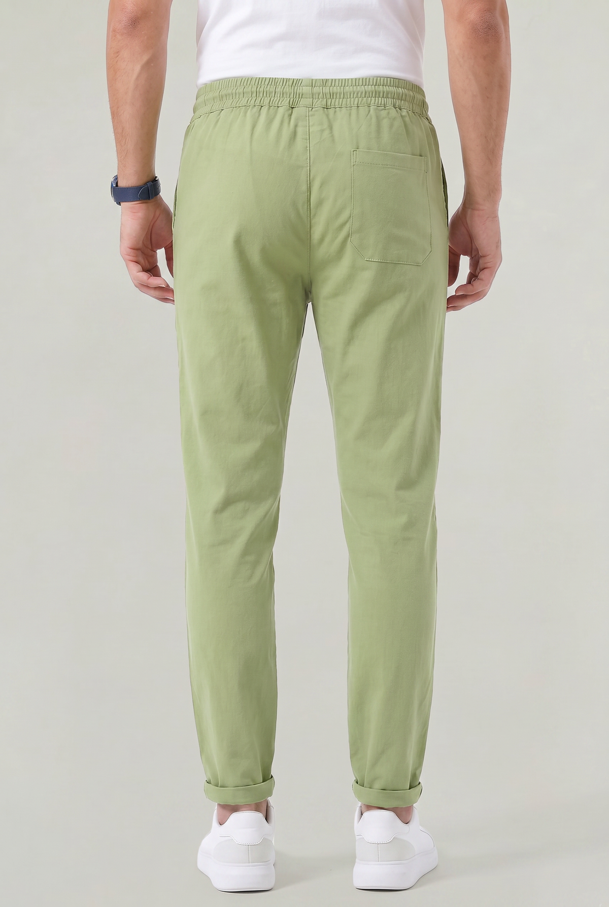 Comfort-Stretchhose mit elastischem Bund und Tunnelzug