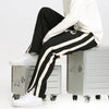Jogginghose Damen mit Kontraststreifen und Kordelzug für Sport und Freizeit