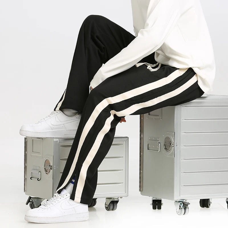 Jogginghose Damen mit Kontraststreifen und Kordelzug für Sport und Freizeit