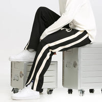 Jogginghose Damen mit Kontraststreifen und Kordelzug für Sport und Freizeit