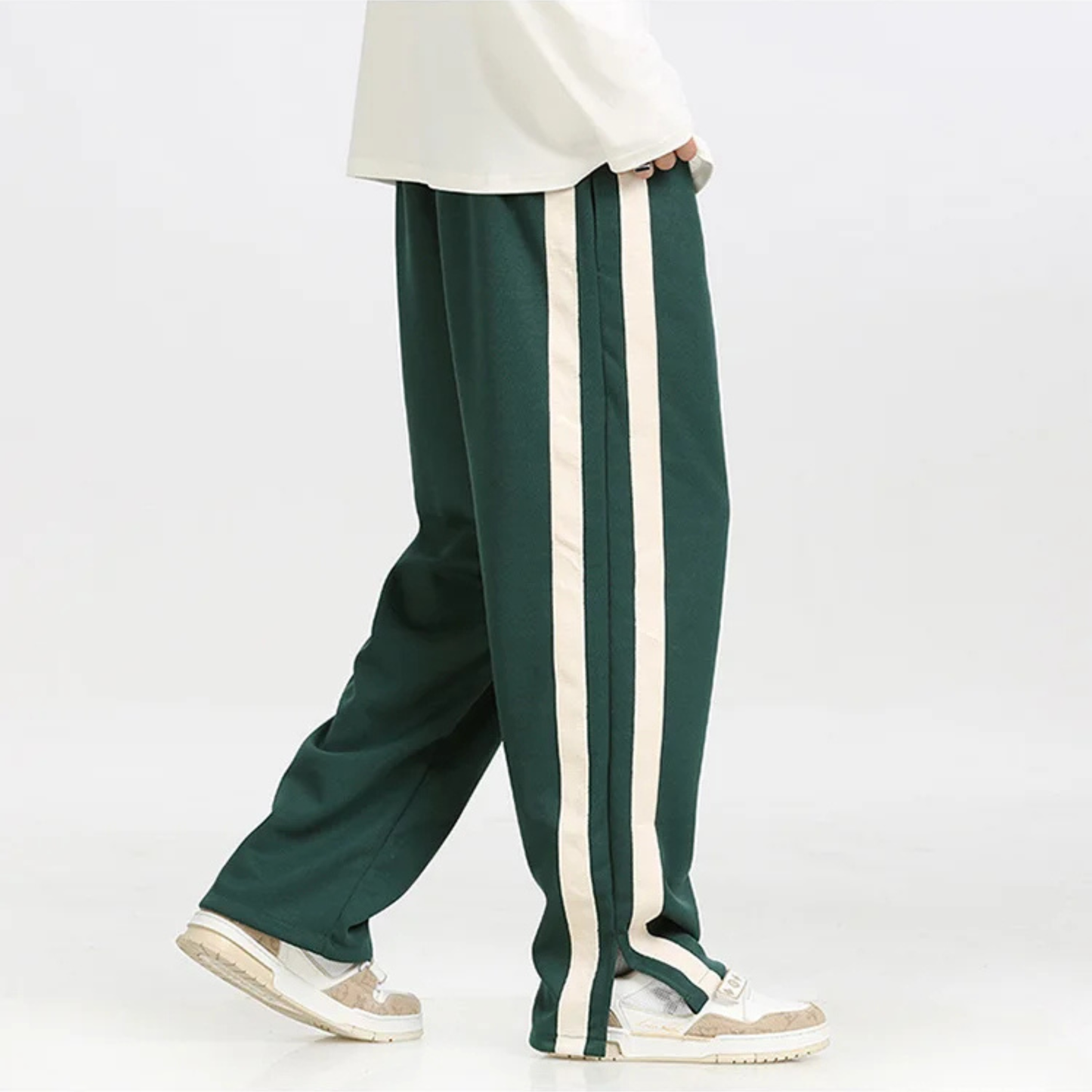 Jogginghose Damen mit Kontraststreifen und Kordelzug für Sport und Freizeit