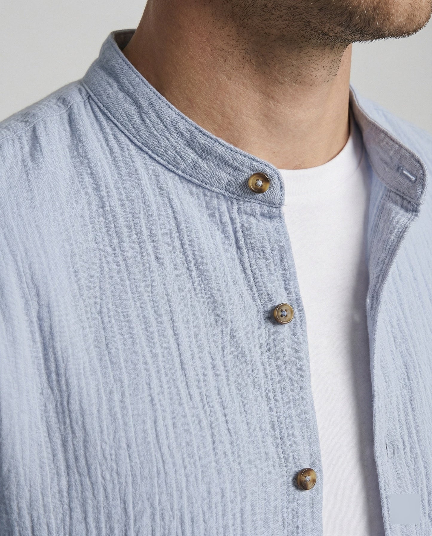 Zweiteiler Set Herren mit Knopfjacke