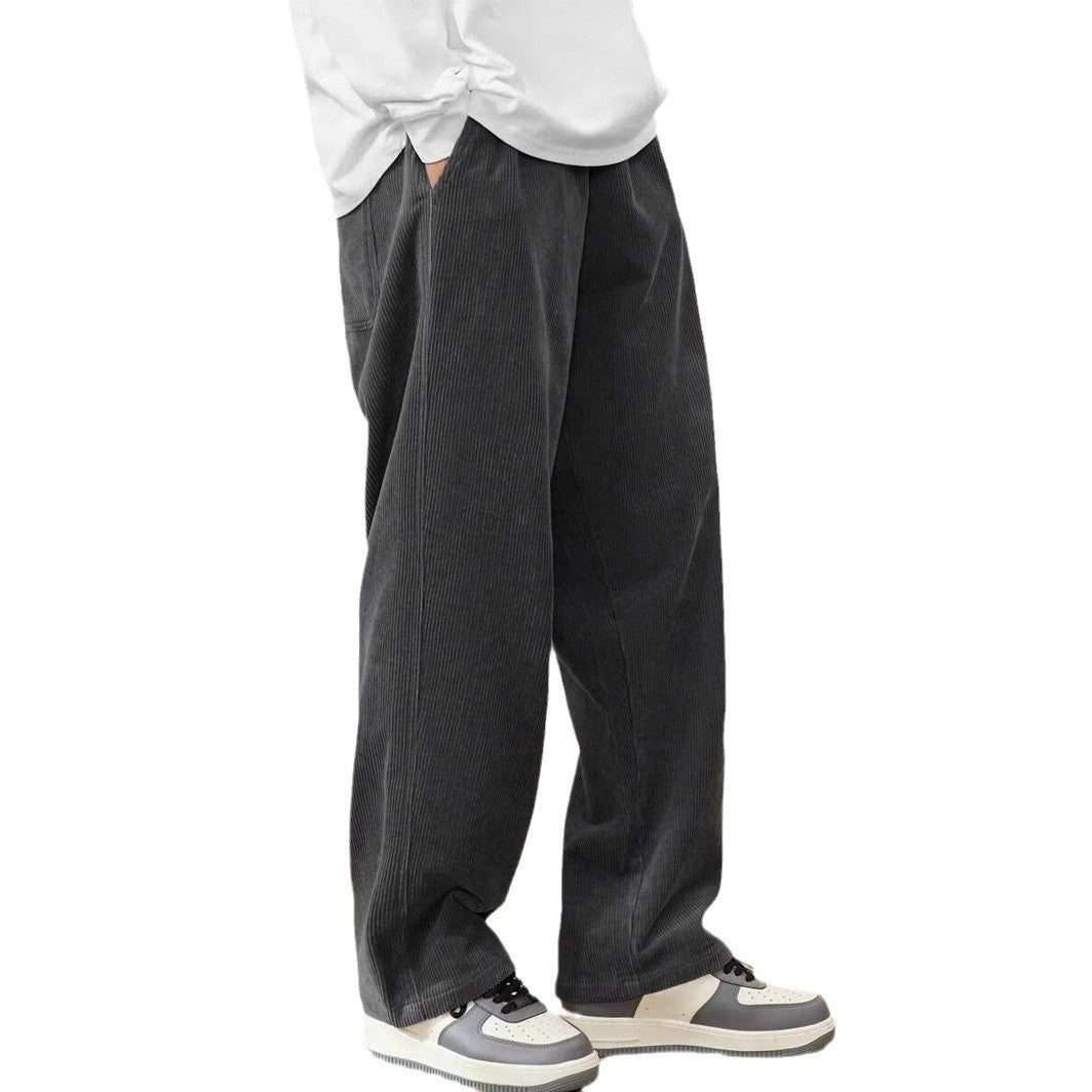 Leon | Herren Hosen mit Weitem Bein und Elastischem Bund | Bequeme Streetwear für Entspannte Tage