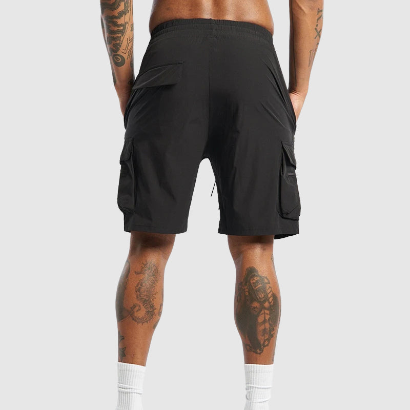 Cargo-Shorts Herren Relaxed Fit Freizeit