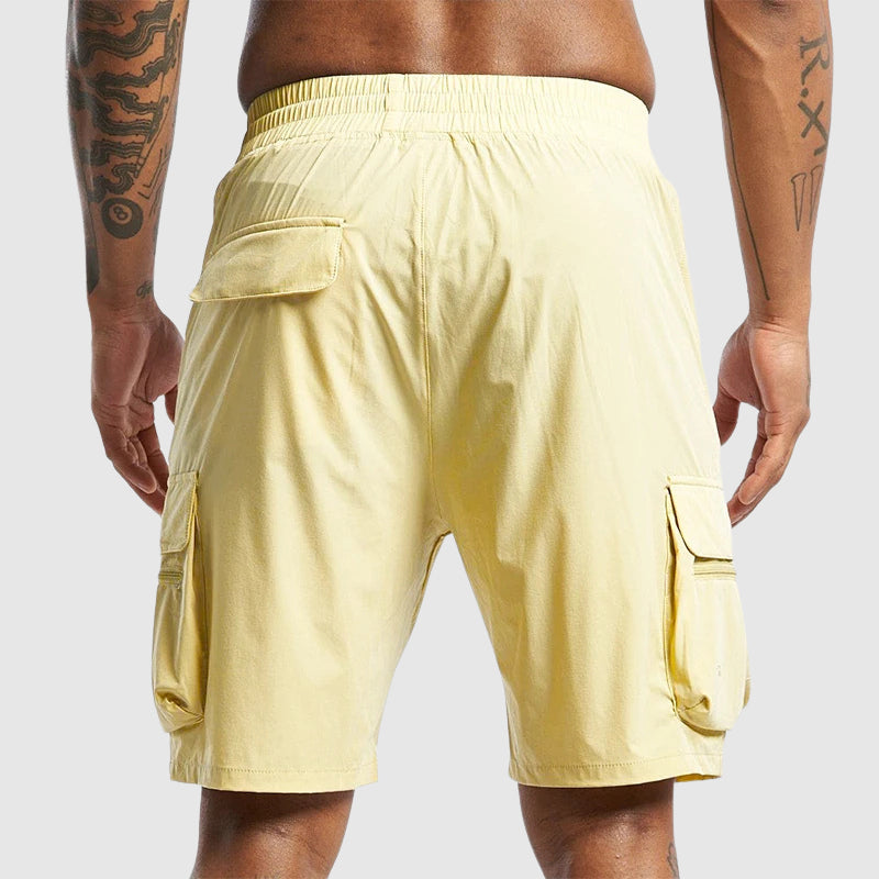 Cargo-Shorts Herren Relaxed Fit Freizeit
