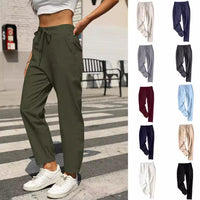 Damen Stoffhose Relaxed Fit Freizeit