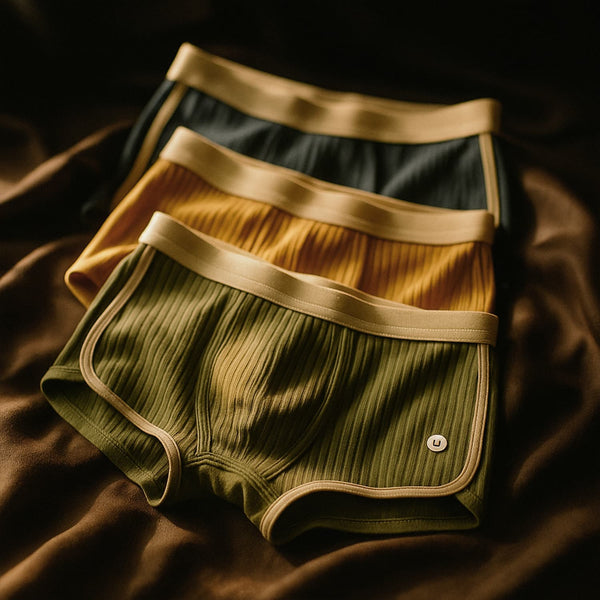 Boxershorts Herren Regular Fit Freizeit Atmungsaktiv Set