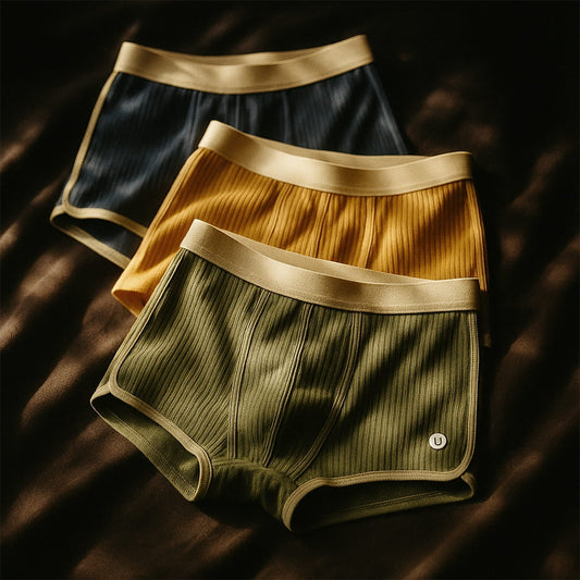 Boxershorts Herren Regular Fit Freizeit Atmungsaktiv Set