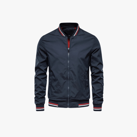 Mason | Klassische Bomberjacke – Leichte Windjacke mit Reißverschluss