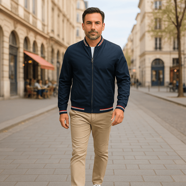 Bomberjacke mit Reißverschluss für Alltag und Freizeit
