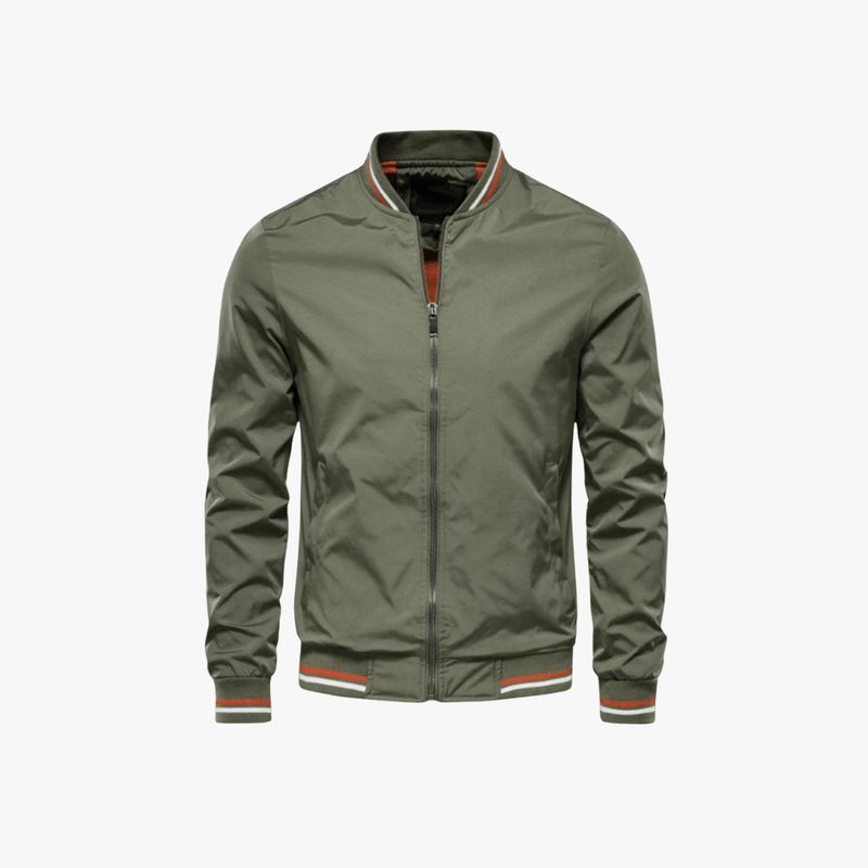 Mason | Klassische Bomberjacke – Leichte Windjacke mit Reißverschluss
