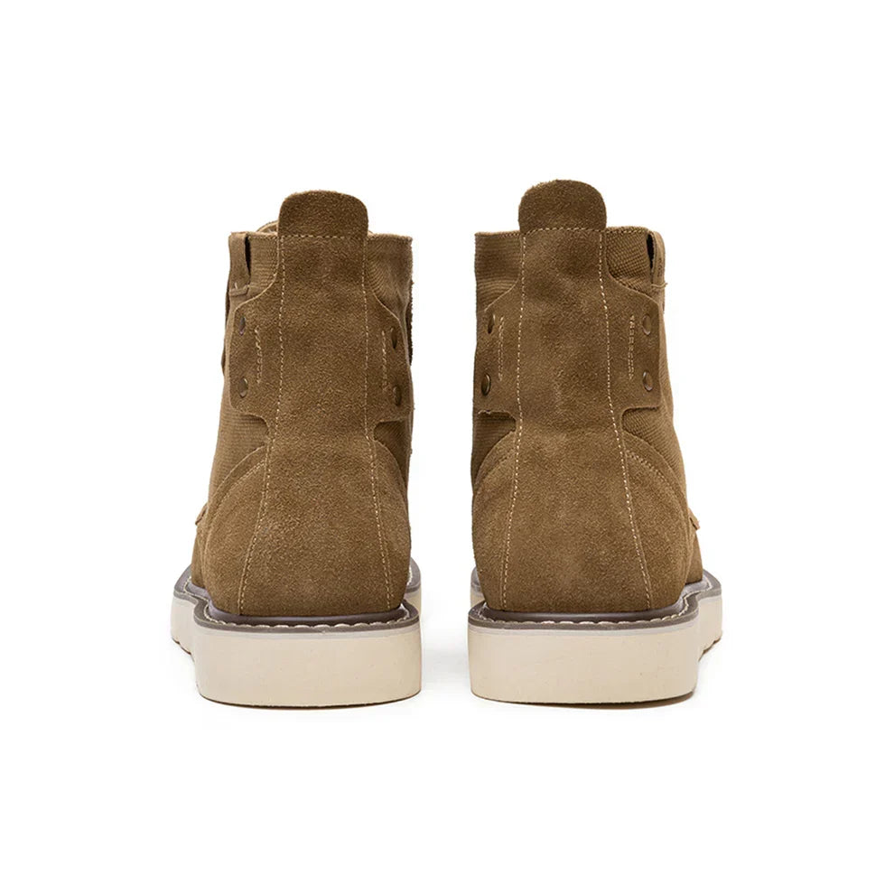 Herren Stiefel mit Kappzehe und Plateausohle