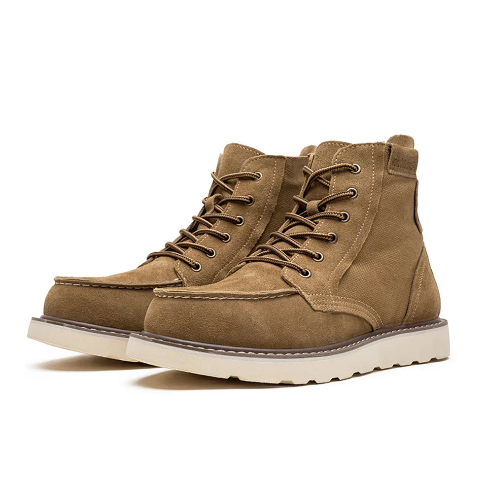 Herren Stiefel mit Kappzehe und Plateausohle