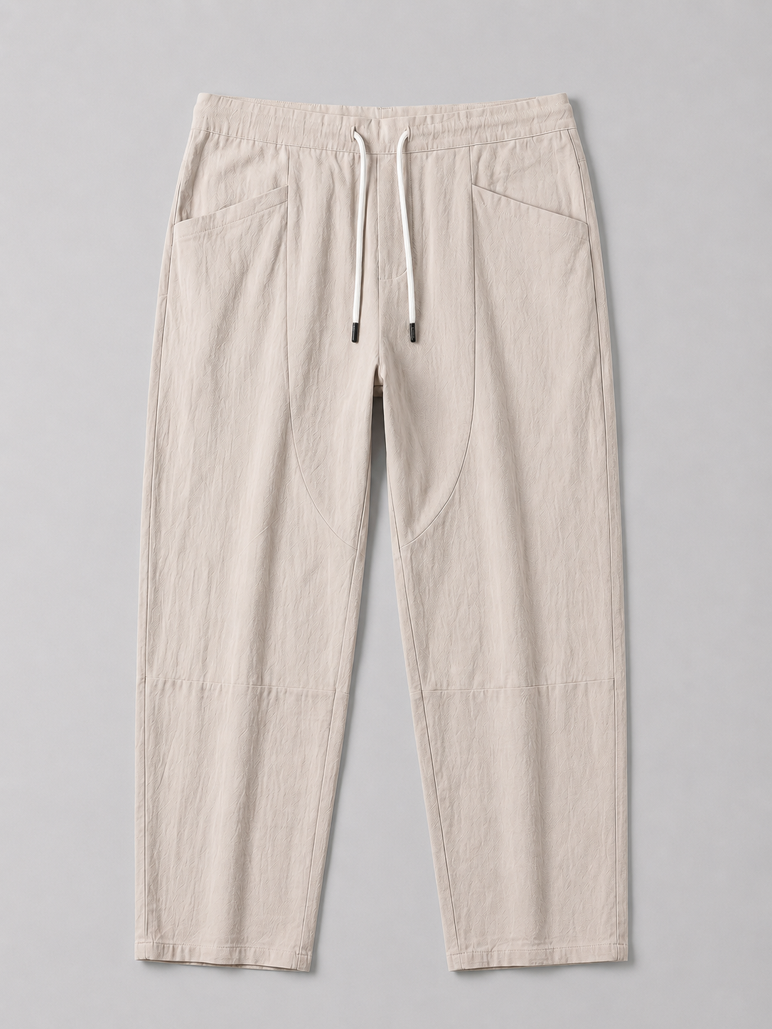 Herren Hose mit Kordelzugbund in lockerer Passform