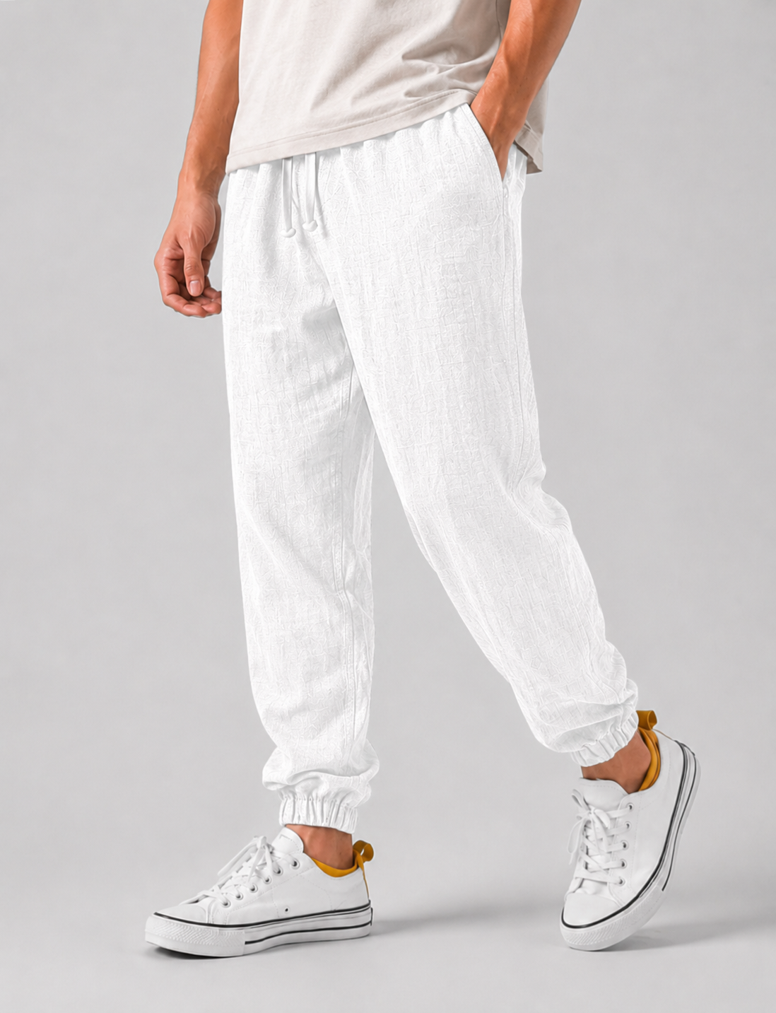 Sommerhose Relaxed Fit im Leinen-Look