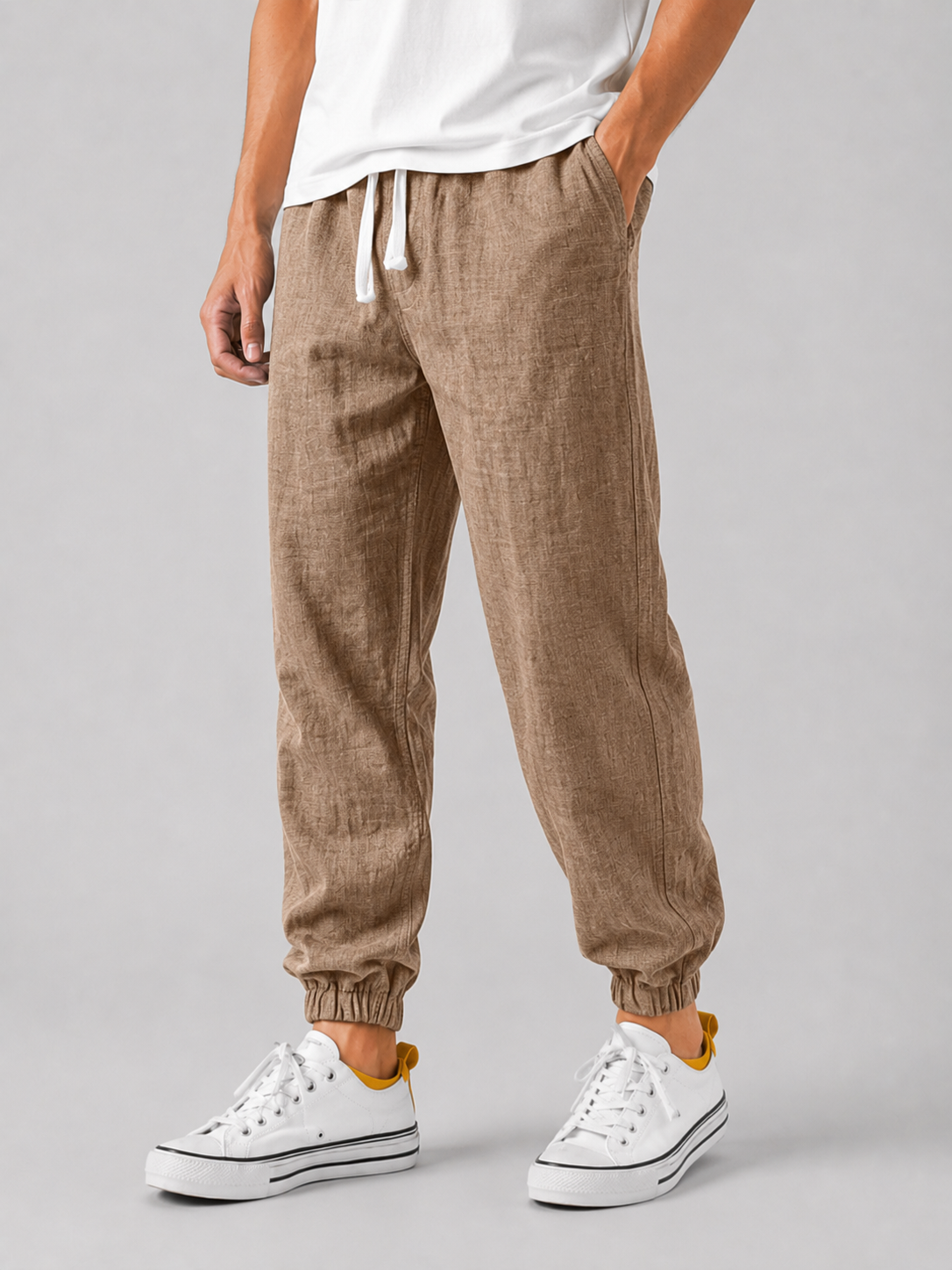 Sommerhose Relaxed Fit im Leinen-Look