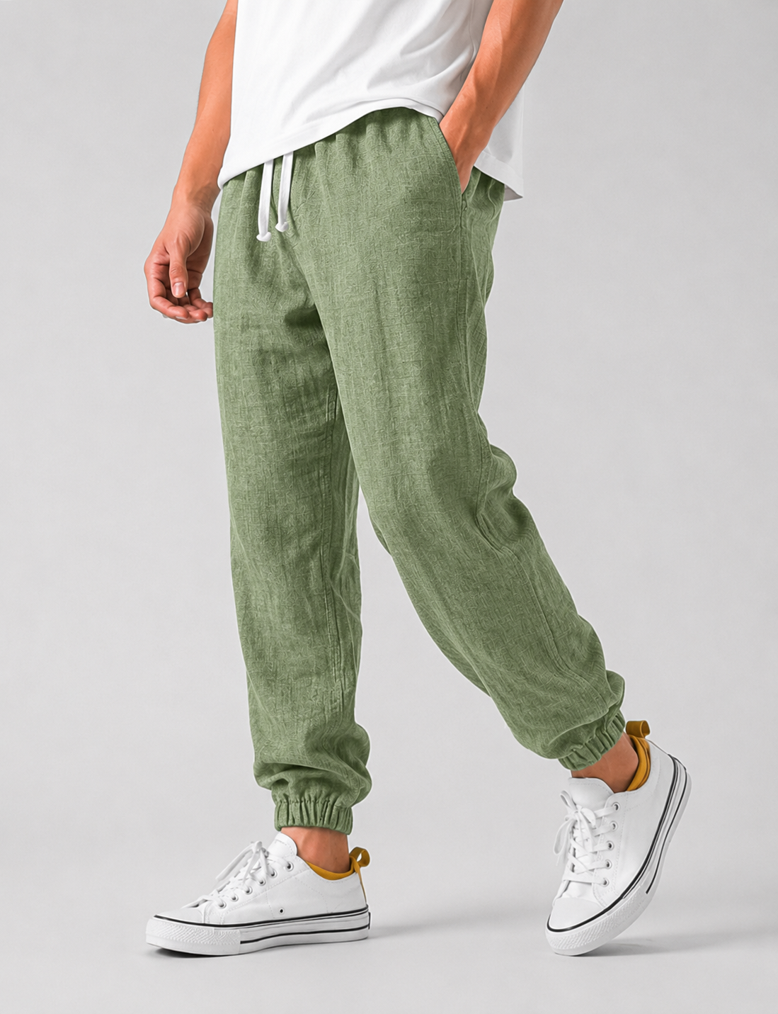 Sommerhose Relaxed Fit im Leinen-Look