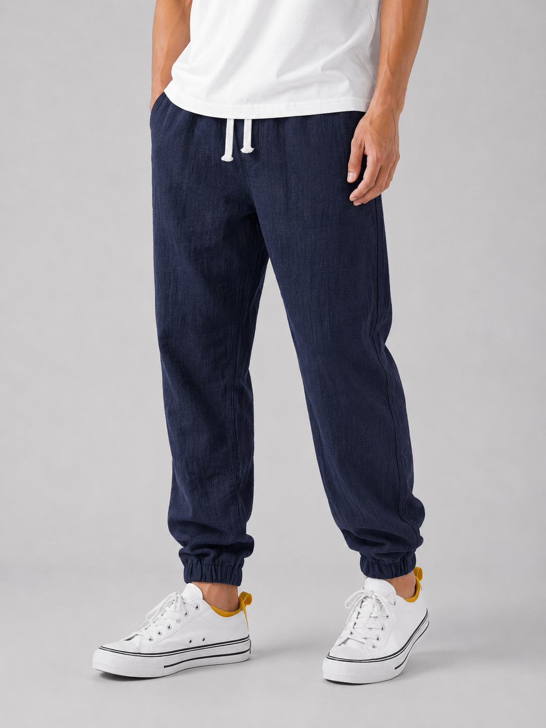 Sommerhose Relaxed Fit im Leinen-Look