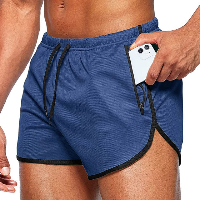 Sportshorts Herren Schnelltrocknend Elastischer Bund für Fitness & Training Sommersaison