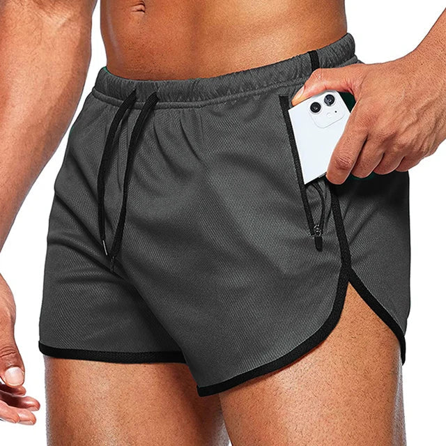 Sportshorts Herren Schnelltrocknend Elastischer Bund für Fitness & Training Sommersaison