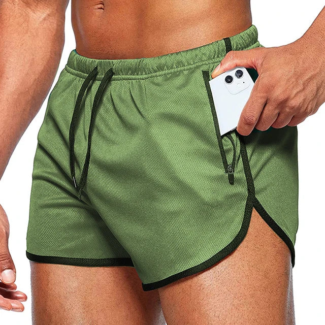 Sportshorts Herren Schnelltrocknend Elastischer Bund für Fitness & Training Sommersaison
