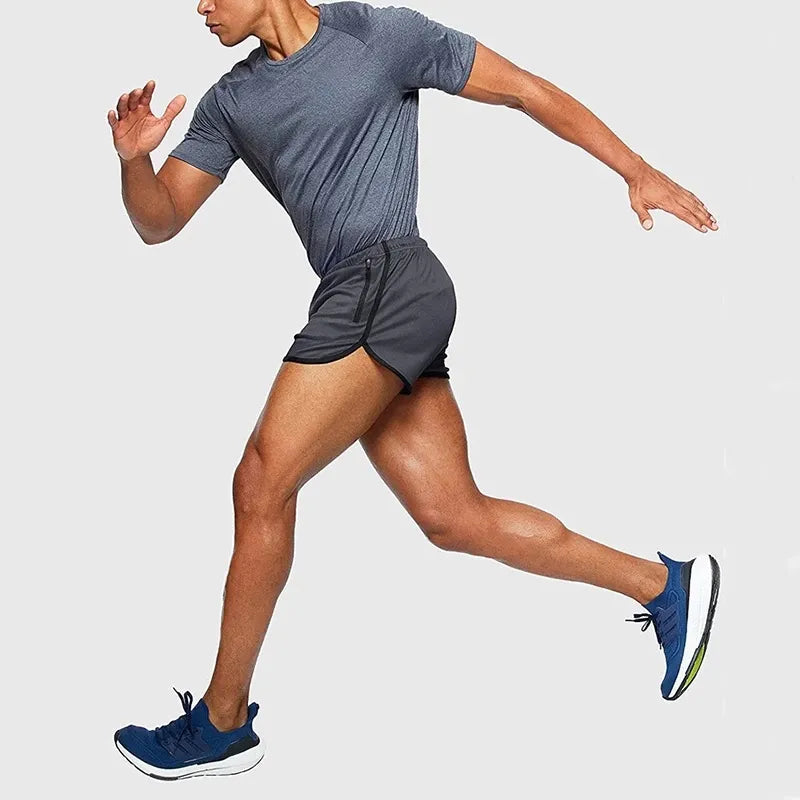 Sportshorts Herren Schnelltrocknend Elastischer Bund für Fitness & Training Sommersaison