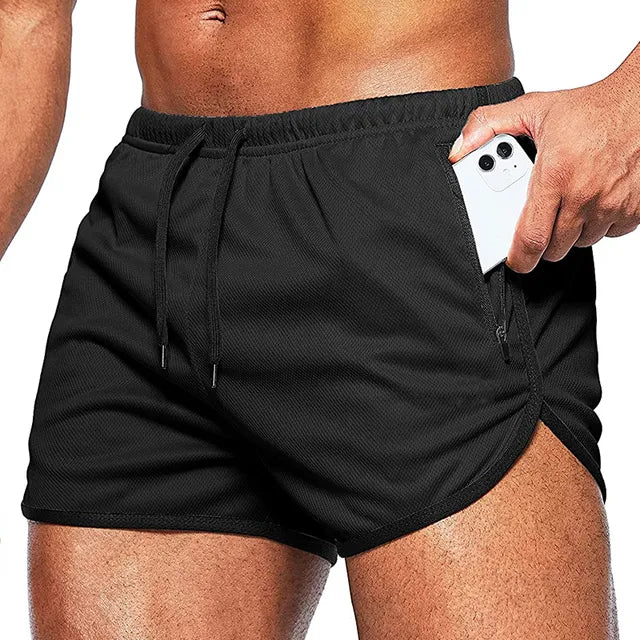 Sportshorts Herren Schnelltrocknend Elastischer Bund für Fitness & Training Sommersaison
