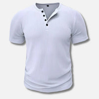 Moderne Herren Slim-Fit, Poloshirt mit Knopfverschluss | Bequeme Baumwollmischung für Vielseitigkeit