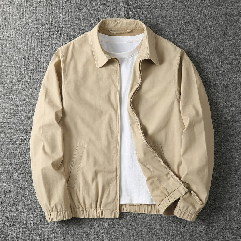 Herren Jacke mit elastischem Abschluss und Reißverschluss