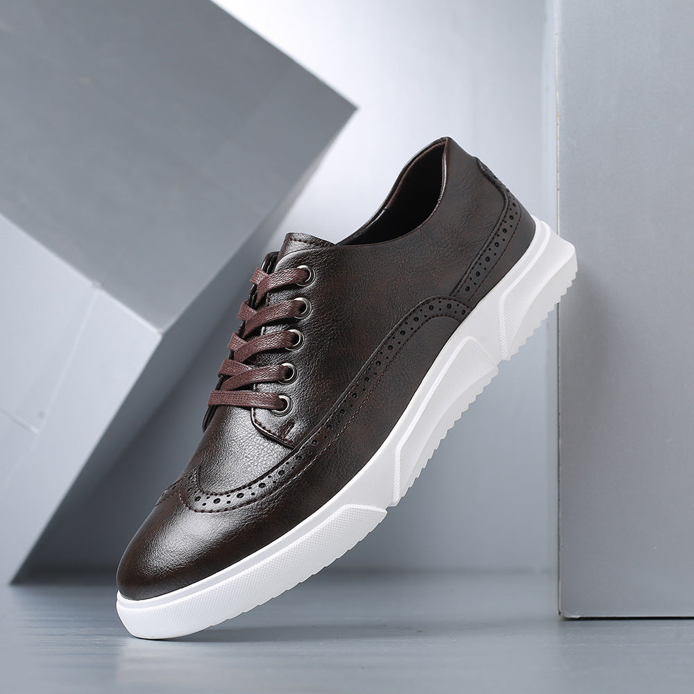 Herren Sneaker im Brogue-Stil mit Schnürung