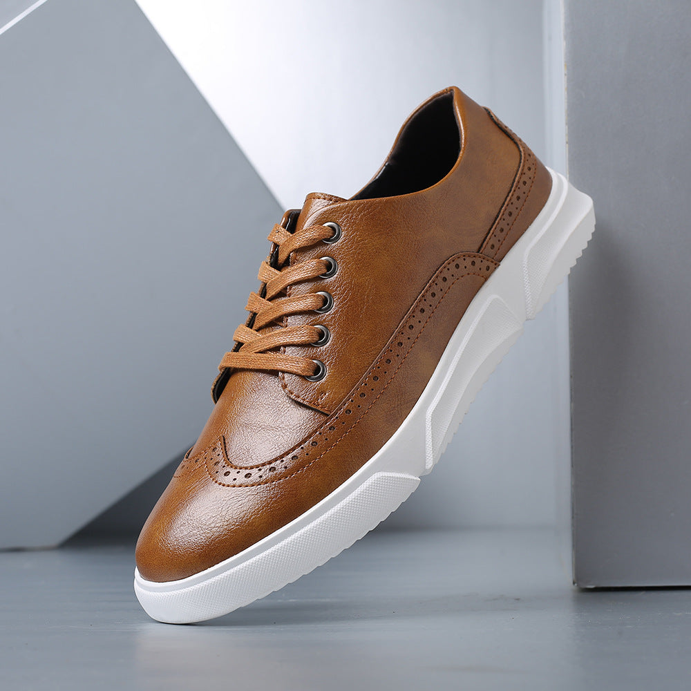 Herren Sneaker im Brogue-Stil mit Schnürung