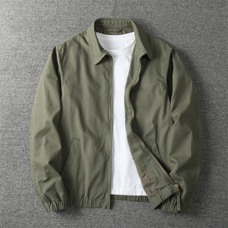 Herren Jacke mit elastischem Abschluss und Reißverschluss