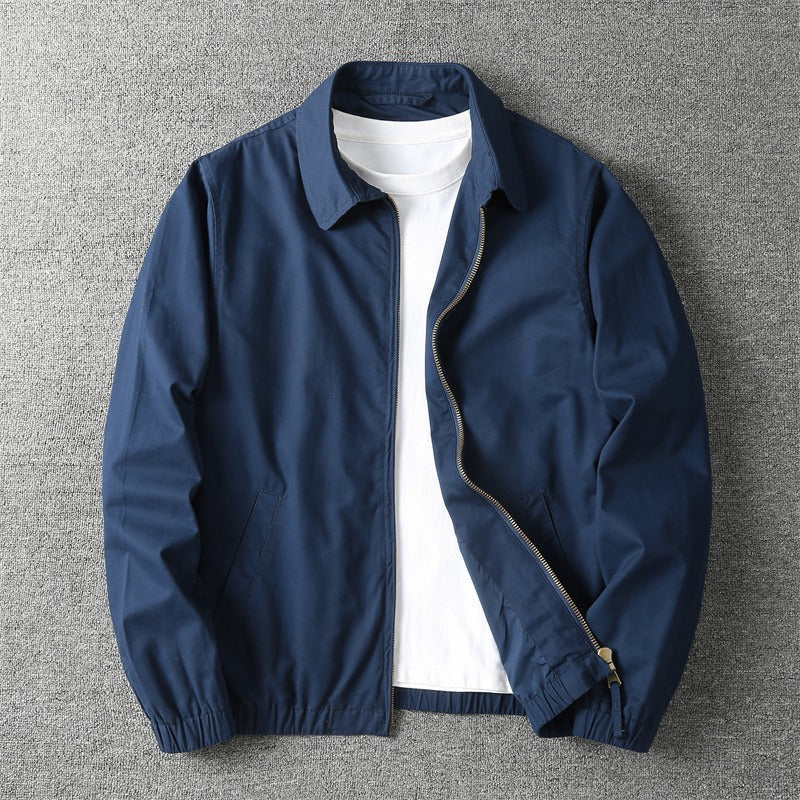 Herren Jacke mit elastischem Abschluss und Reißverschluss