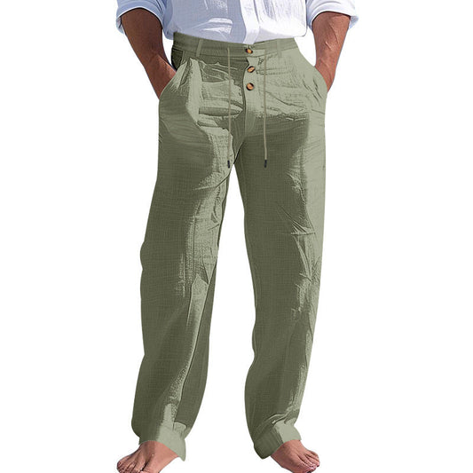 Stoffhose Herren Loose Fit Freizeit & Sommer